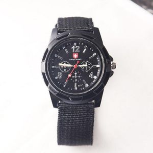 Moda szwajcarska zegarek nylon pleciony zegarek wojskowy Gemius Watch Casual Brance Watch Sport Watch For Men
