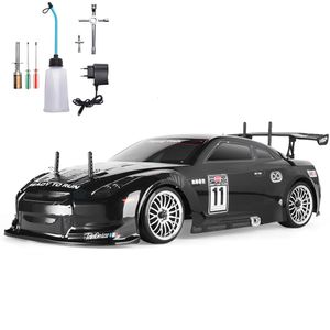 Carro elétrico RC HSP RC 4wd 1 10 On Road Racing Two Speed Drift Vehicle Toys 4x4 Nitro Gas Power High Hobby Remote Control 230721