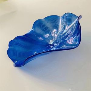 100% Hand Blown Murano Glass Hanging Plates Dale Chihully Murano Hand Blown Glass Plates Elegant Tiffany Stained Glass Wall Lamps300d