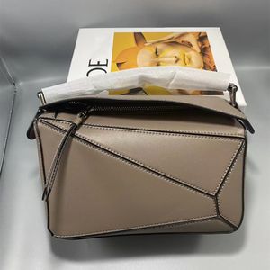 Bolsas de moda designer bolsa de ombro quebra-cabeças de couro superior das mulheres carteira portátil lowe marca alta capacidade retalhos crossbody saco