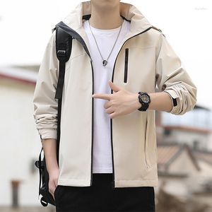 Men's Jackets 2023 Spring Autumn Storm Jacket Waterproof Windbreaker Outdoor Sports Mountaineering Clothing Overalls Large Size Coat