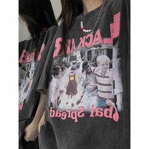 デザイナーファッション服ヒップホップティーロックTシャツ履くティシャツメンズサマーピュアコットン洗濯fruffianハンサムフライドストリートカジュアルコスチューム服トップトレ