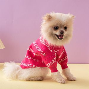 Roupas para cães de grife inverno quente camisola para animais de estimação marcas roupas para cães malha gola rulê casacos para animais de estimação para clima frio cachorrinho gato moletom P224m