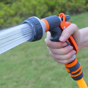 Sprutor Vattning Gun High Pressure 8 Modes Garden Spray Irrigation Nozzle Plant Lawn Yard Sprinkler Cleaning 230721