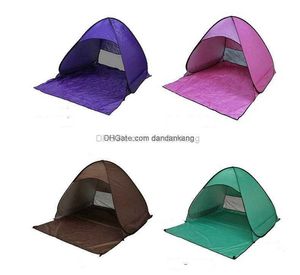 Outdoor 2 -osobowe namioty Szybkie otwarte automatyczne namiot na plaży Lawek ogrodowy Słońce Słońce Podwójne namioty Superlight Picnic Namioty rybackie