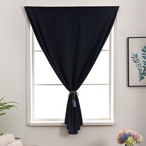 Tende trasparenti Black Punch Free Blackout Curtain Shading Anti-UV per soggiorno Camera da letto Tenda per finestra Easy Install Tende da cucina 230721