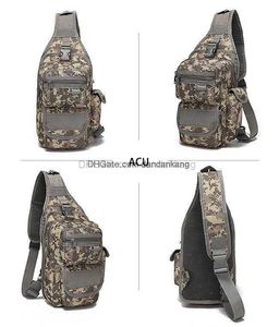 Sattel Molle Rucksack Brusttaschen taktische Militär Bergsteigen Kameratasche Einzelschulter Männer Frauen Cross Body Reisesack Camouflage wasserdichte Packtasche