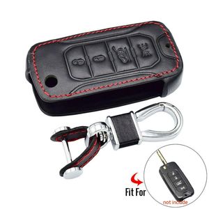 Per Jeep Renegade Hard Steel 2016 PU Leather 4 Button Keyless Remote Black Fob Cover Protector Case249D