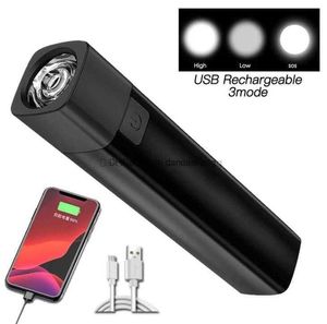 Super brilhante multifuncional ao ar livre led usb lanterna recarregável portátil handheld holofote luzes 4 modos acampamento caminhadas à prova dwaterproof água mini lanternas tocha