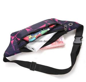 Bolsa de cintura à prova d'água multifuncional para telefones celulares, corrida ao ar livre, bolsa Fanny Pack, bolsa resistente à água, caixa de telefone, bolsas no peito