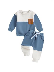 Flickklänningar Baby Winter Hooded Jacket Coat med faux pälstrim och matchande byxor Set småbarnsflickor 2 st.