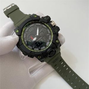 Смотреть мужские роскошные модельер спортивные часы Двойной дисплей цифровой светодиодный электронный мужские кварцевые наручные часы.