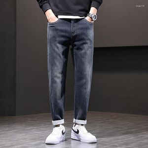 Männer Jeans CY9035 Herren Hosen Baumwolle Casual Stretch Männliche Hosen Mann Lange Gerade Hohe Qualität 4 Farben Plus Größe Hosenanzug 42 44 46