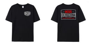 メンズTシャツDeus ChromaTシャツ半袖 - 黒のオールサイズEx MachinaTシャツ