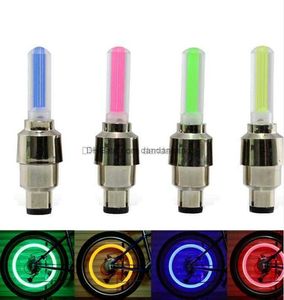 Firefly Bicycle sense of shock color gas nozzle lights Spoke LED Wheel Valve Stem Cap Tire Neon Light Lamp For Bike Bicycle Car Motorcycle