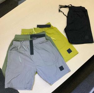 Praia 2023 Shorts Verão Masculino Calça Curta Moda Correndo Solto Secagem Rápida Processo de Lavagem de Tecido Puro Moderno Casual Hip-hop Ins Stones Motion current 458ess