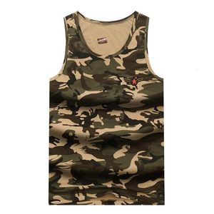 Canottiere da uomo Camouflage Tactical Top senza maniche Quick Dry Combat T Shirt Camo Outdoor Escursionismo Caccia Camicie Esercito militare 230721