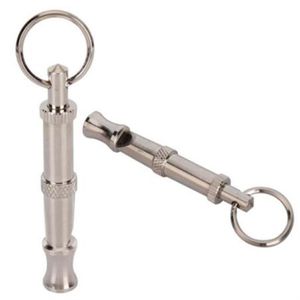 by dhl or ems 200 pieces High Quality Stainless steel Dog Puppy Whistle Ultrasonic Adjustable Sound Key Training for Dog Pet254x