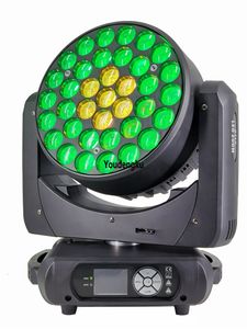 8x moving head new dj lamp party equipment 37x15W 4 in 1 rgbw Hybrid led zoom moving heads wash light beam