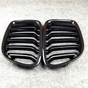 Glossy M Color Front Hood Grille For BMW X1 E84 25iX 28i 28iX 35iX ABS Car Mesh Kidney Grilles Grill 2011-2015247v