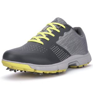 Scarpe Nuove uomini Impermeabili scarpe da golf Spikes Golf Sneakes for Men Sneaker da golf di qualità all'aperto