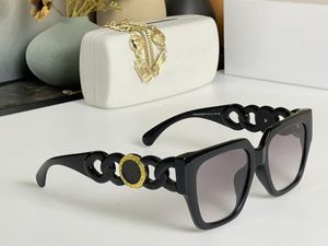 Realfine888 5A Eyewear VS VE4409 Meidussa Chain Square Luxury Designer Sunglasses For Man Woman With Glasses Cloth Box VE4408