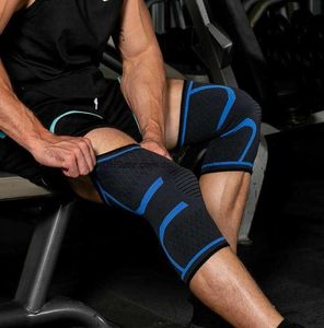 Ginocchiera Manicotti di compressione del ginocchio Supporto per corsa Jogging Sport Sollievo dal dolore articolare Pallacanestro Supporto per le gambe da calcio Ginocchiera di sicurezza