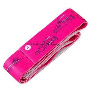 Fitness Stretching Band Resistance Bands Yoga Dance Training Elastic Placure Stretch Home Workout Spänning Bälten förlänger repleverantören