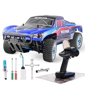 Electric RC Car EFLYNOVA HSP 94155 RC 1 10 Scale 4wd Two Speed Nitro Gas Power Off Road Short Course Truck High Remote Control 230721