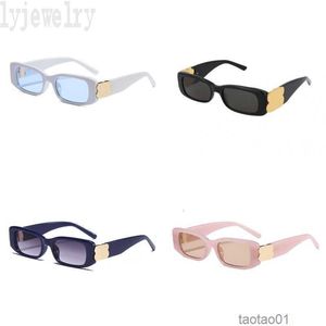 Leopard B Mens Sun Glasses Womens Solglasögon Designers Pink Rectangle Letters Blue Luxury Simple Shades Fashionable Shield Women PJ025 F23E26R