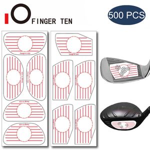 Other Golf Products Club Tape Lable Impact Target Sticker for Iron Woods Driver Training Aids Tools Practice Accessories Drop 230721
