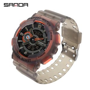 Snada Brand Men's Watch Orologio di alta qualità Digital Luxury Shock orologi Relogio Masculino Male Dolst Ordette tutte le funzioni funzionano