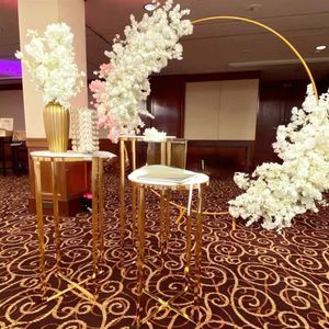 Wedding Decoration Circle Flower Arch Balloons Garlands Rack Grand Event Home Backdrops Birthday Party Baptism Feast Dessert Table223B
