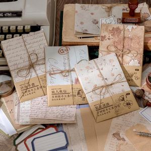 Hediye Sarma 30 sayfa Malzeme Kağıt Coffeetea Post Damg Ins Dekoratif DIY Scrapbooking Bookmark Gazetecilik Okul Kırtasiye