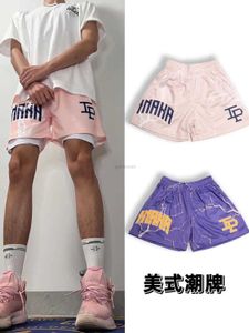 Abbigliamento casual corto di design Nuovo marchio di moda americano Pantaloncini sportivi da basket Pantaloni da allenamento quarti adatti per l'estate da uomo