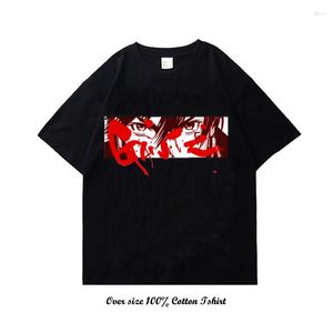 Männer T-shirts GANTZ Anime Hemd Männer Vintage Baumwolle Für 2023 Hip Hop Streetwear Harajuku Männliche T-shirt
