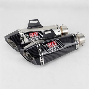 motorcycle exhaust 51mm inlet Universal yoshimura muffler for FZ1 R6 R15 R3 ZX6R ZX10 1000 CBR1000 GSXR1000 650 K7 K8 K11203s