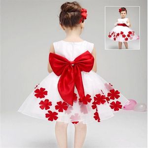 Flower Girl Dress с экипажем на молнии на молнии аппликации сплошные цветы.