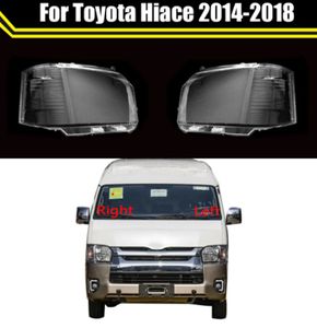 Auto Head Lamp-fodral för Toyota Hiace 2014-2018 Transparent Caps bilens strålkastslampa