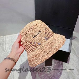 Stingy Brim Hats Women Bucket Hat Straw Summer Casquette Desginer Caps Hats Mens Beach Woven Cap Sticked Hats Womens Fisherman Baseball Cap D226292f