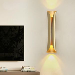 Wall Lamp Nordic Simple Post-modern Bedside TV Background Light Luxury Bedroom Corridor Villa Living Room Personality