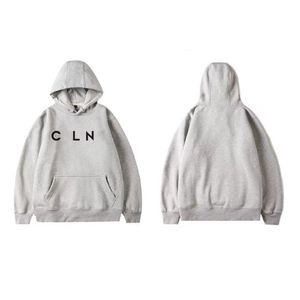 CE Fashion Trend över hela hösten och vintern New Hoodie Classic Letter Simple Casual Men and Women med samma hoodie