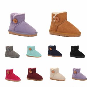Designerskie buty dla dzieci klasyczne oryginalne skórzane buty śniegowe wggs młodzież dziewczyn chłopcy maluch botki z łukami Dzieci niemowlęta footwerhlp#