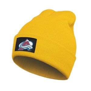 Colorado Avalanche primary logo men and women beanie knitted oversized cartoon print Knitted hat fine knit 2018 Stanley Cup Playo231S