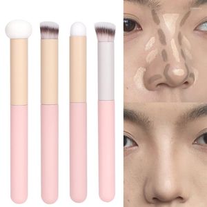 Makeup Borstes Sponge Concealer Lipstick Lip Brush Soft Powder Puff Wet Dry Use Face Contouring Blending