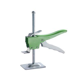 Anti-Slip Metal Door Lifter Tool - Green, Labor-Saving Arm for Easy Sheet Repairs & Cabinet Installation