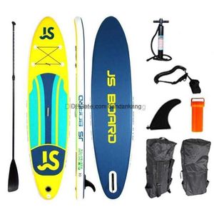 335*81*15cm Inflatable surfing Surfboard soft pvc stand Up Paddleboard SUP Paddle Board Kit Surf Fins Wakeboard fishing Kayak Water sport yoga exercise Ski boards