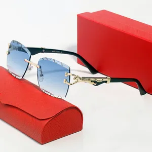 Голубые Carti Солнцезащитные очки Дизайнерские женщины мужские солнцезащитные очки.