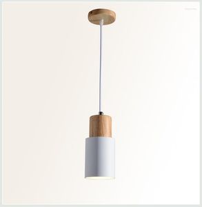 Pendant Lamps Modern Minimalist Bedside Chandelier Coffee Shop Bar Bedroom Lighting Fixtures Japanese Solid Wood Small