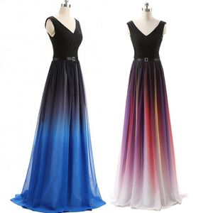 qatar 2023 Elie Saab Abiti da ballo da sera Cintura Sfumata senza schienale Colore Chiffon nero Abiti da festa per occasioni formali Real Pos Plus 308P